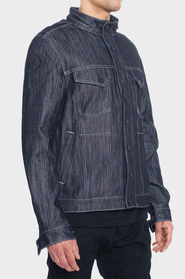 SS163 - Abrasion-Resistant Jacket with Ultra Strong Denim - Navy