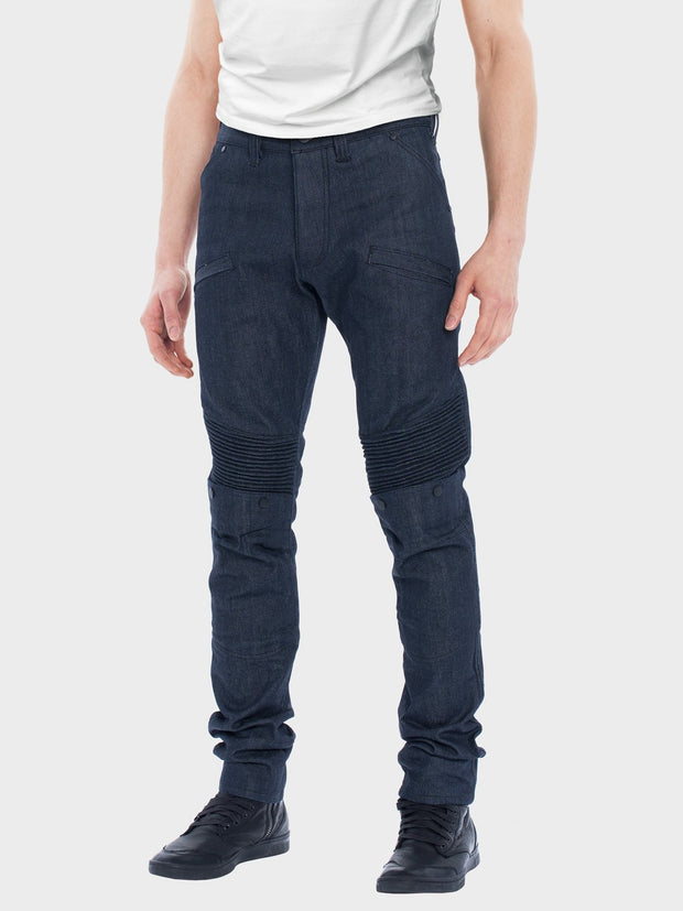 Protective motorcycle riding jeans with stretch with UHMWPE by ZIN Motowear. Model A537.