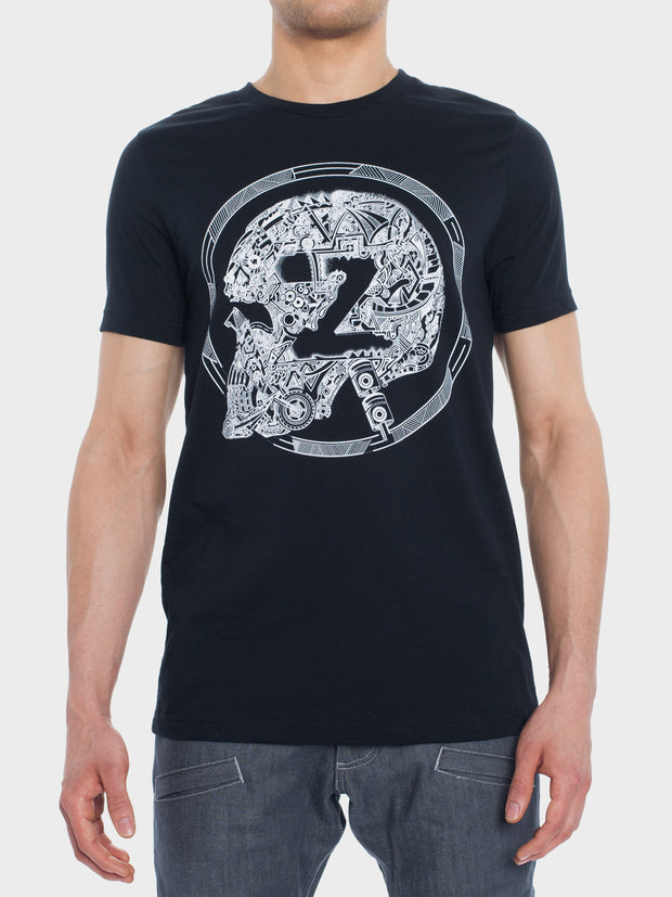 VR1 Designer T-shirt, Crew-neck